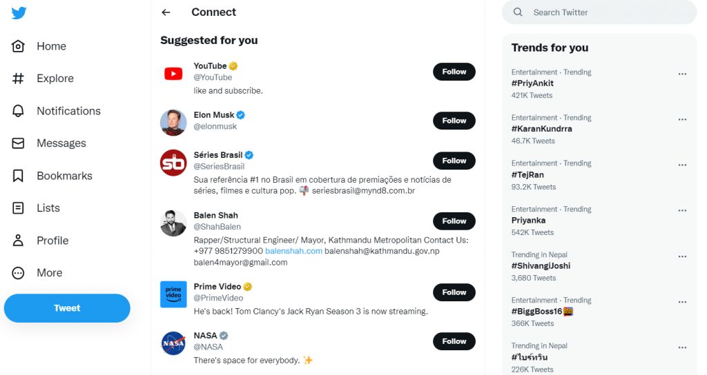 How to Find Someone using Twitter’s Who to Follow?