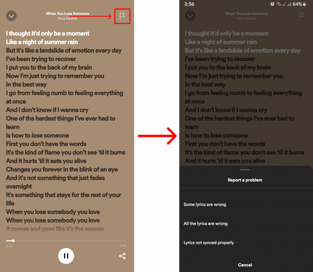 How to See Lyrics on Spotify from Mobile App?