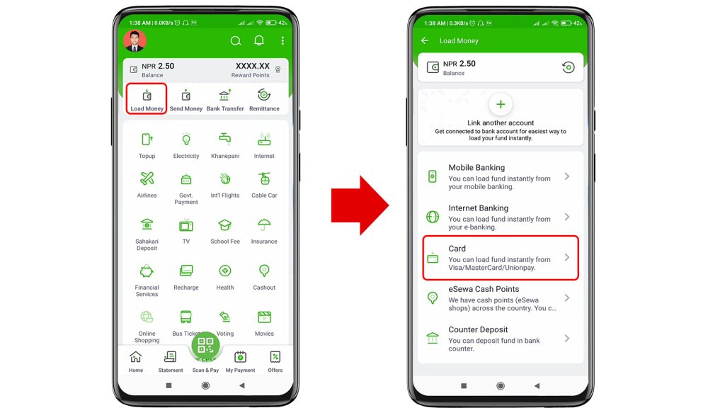 Send Money from IME Pay To eSewa