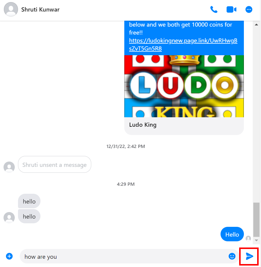 How to Unhide Messages on Messenger using Phones?