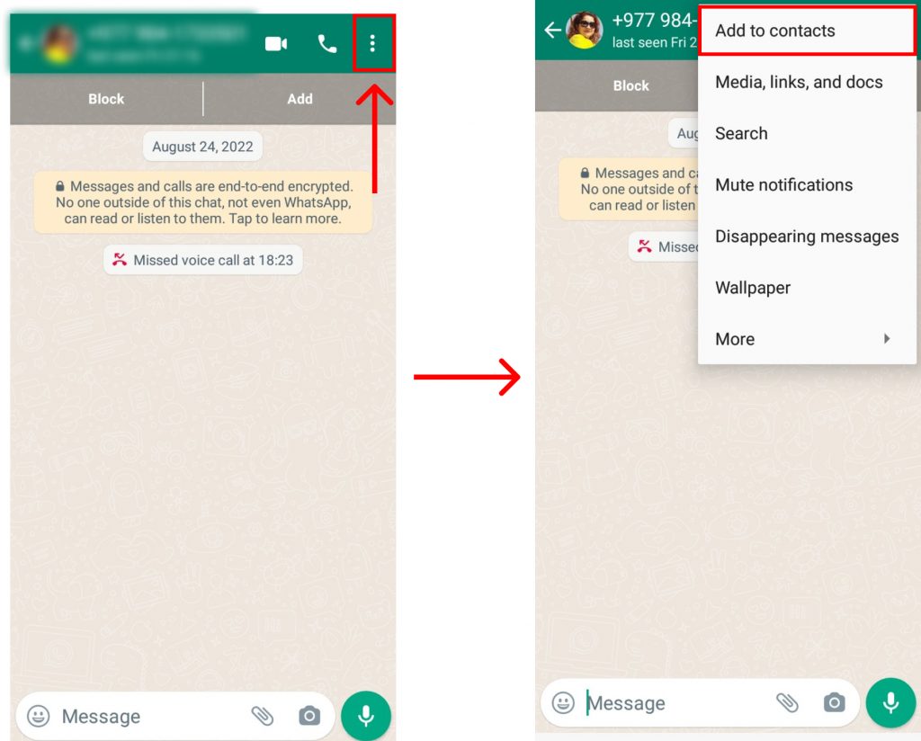 How to Add a Contact from Chat on WhatsApp?