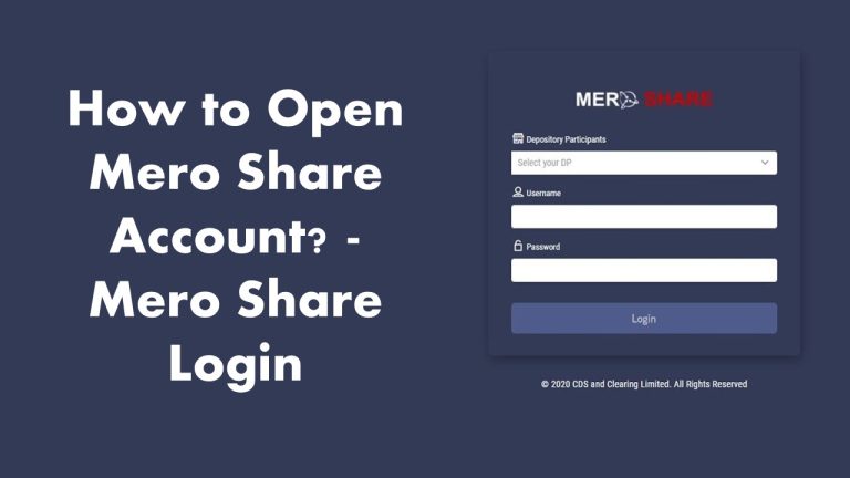 How to Open Mero Share Account?