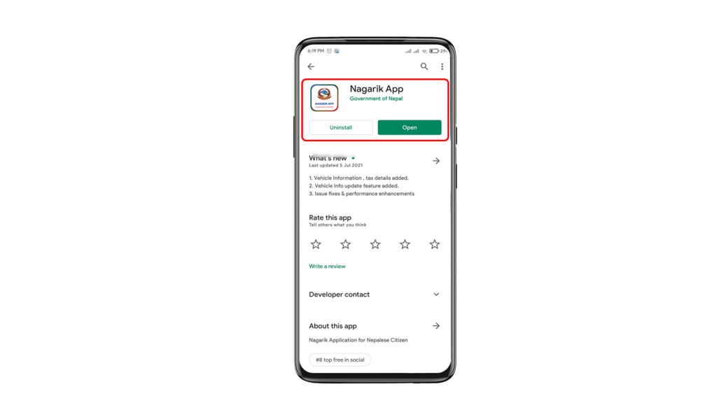 install Nagarik App