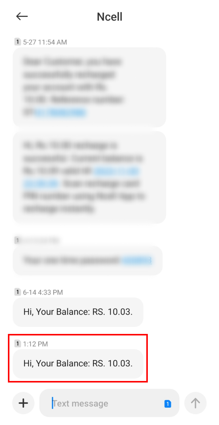 How to Check Balance in Ncell?