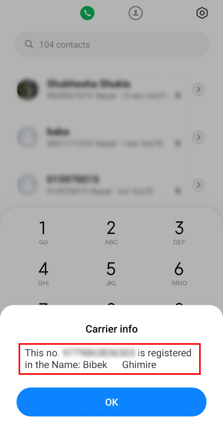 How to Check SIM Owner Name in Nepal?