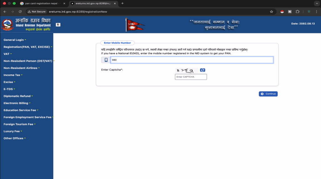 How to Apply for a PAN Card Using Your National ID (NID) in Nepal